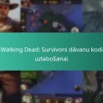 The Walking Dead: Survivors dāvanu kodi ēku uzlabošanai