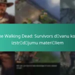The Walking Dead: Survivors dāvanu kodi izstrādājumu materiāliem