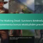 The Walking Dead: Survivors ikmēneša abonementa bonusi ekskluzīvām precēm