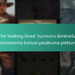 The Walking Dead: Survivors ikmēneša abonementa bonusi pasākuma piekļuvei