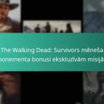 The Walking Dead: Survivors mēneša abonementa bonusi ekskluzīvām misijām