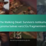 The Walking Dead: Survivors notikuma posma balvas varoņu fragmentiem