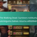 The Walking Dead: Survivors notikuma sasniegumu balvas resursu atlīdzībām