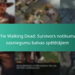 The Walking Dead: Survivors notikuma sasniegumu balvas spēlētājiem