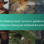 The Walking Dead: Survivors pasākuma sasniegumu balvas par ekskluzīvām precēm