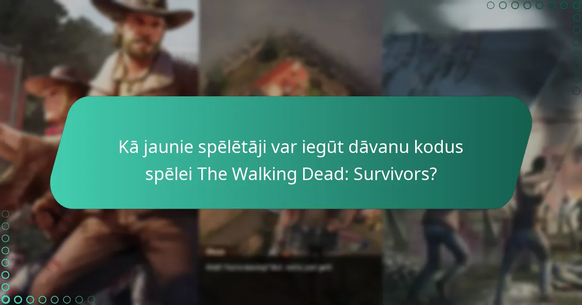Kā izpirkt dāvanu kodus spēlē The Walking Dead: Survivors?