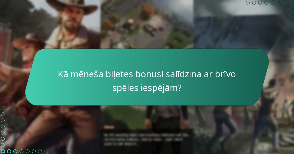 Kādas ekskluzīvas misijas ir pieejamas ar mēneša biļeti?