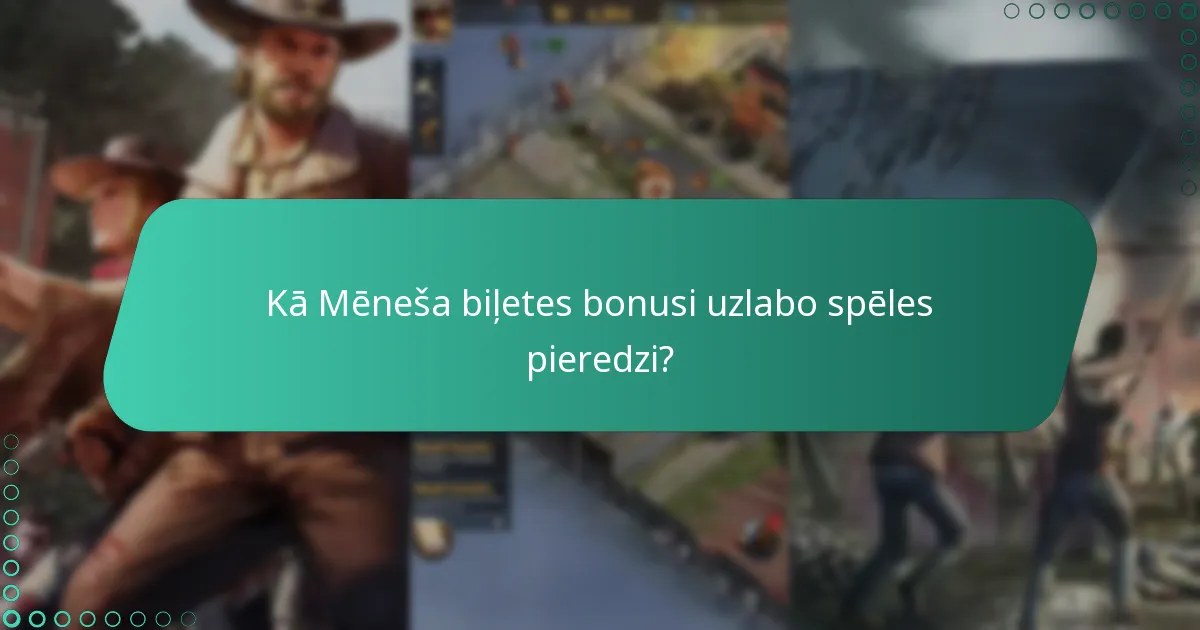 Kādas ikdienas balvas es varu gaidīt no Mēneša biļetes?