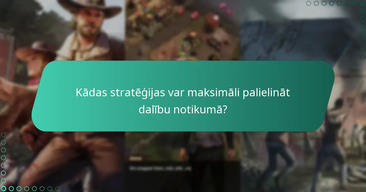 Kādas stratēģijas var maksimāli palielināt dalību notikumā?