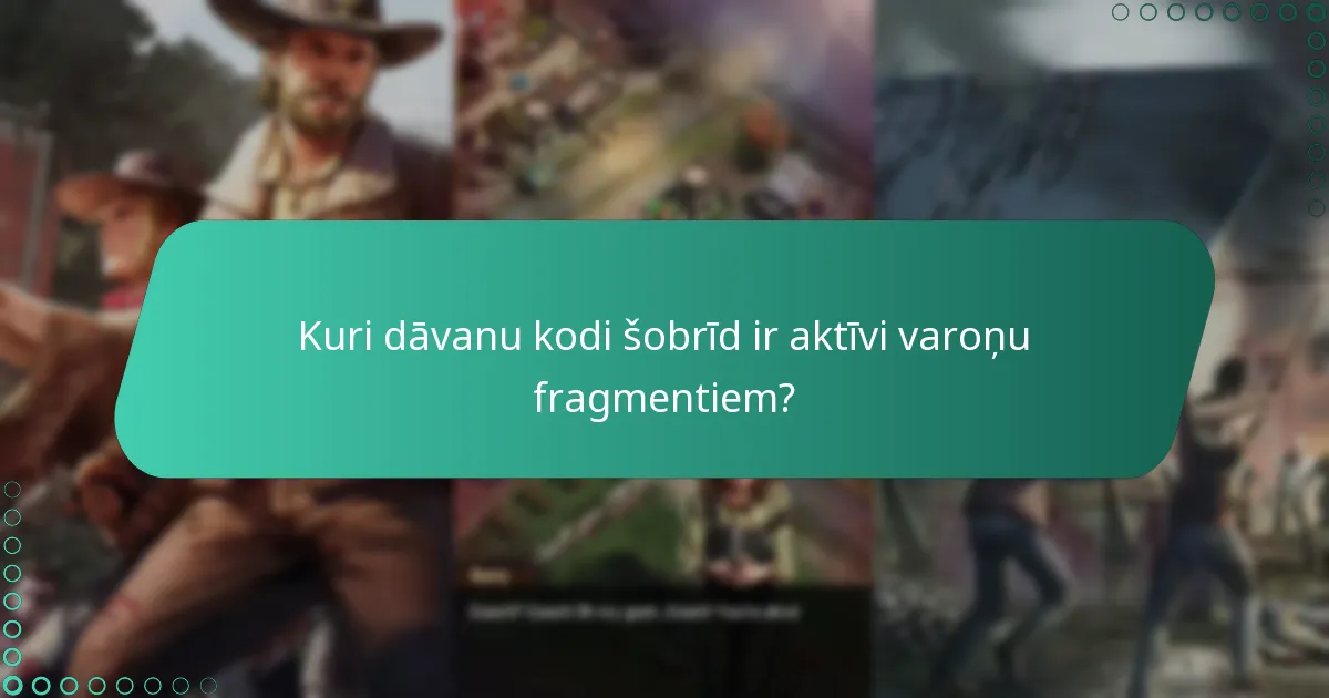 Kad tiek izlaisti jauni dāvanu kodi spēlē The Walking Dead: Survivors?